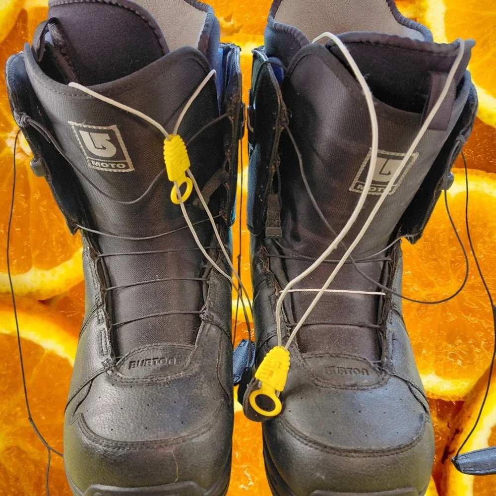 Mens Burton Moto Snowboard Boots Black‎ US 13 Padded Comfort